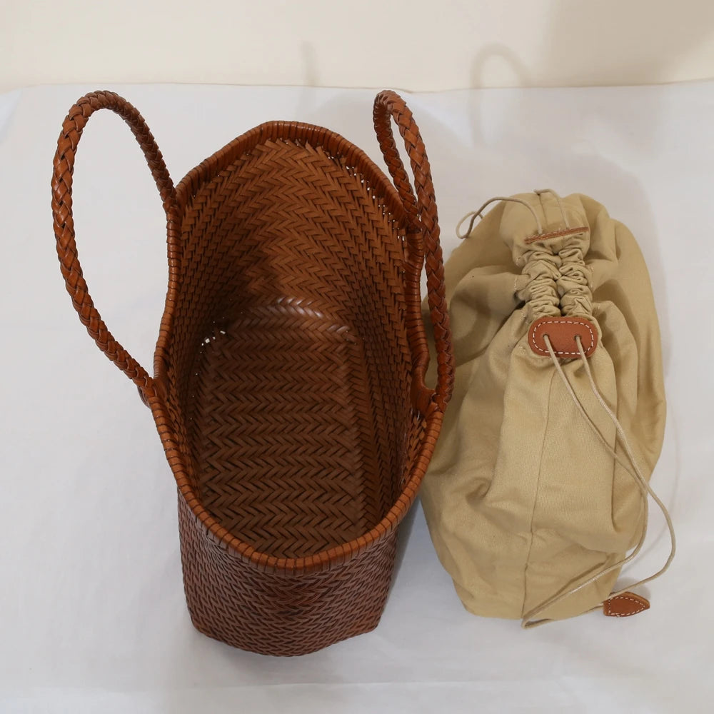 Sac Cuir Tressé