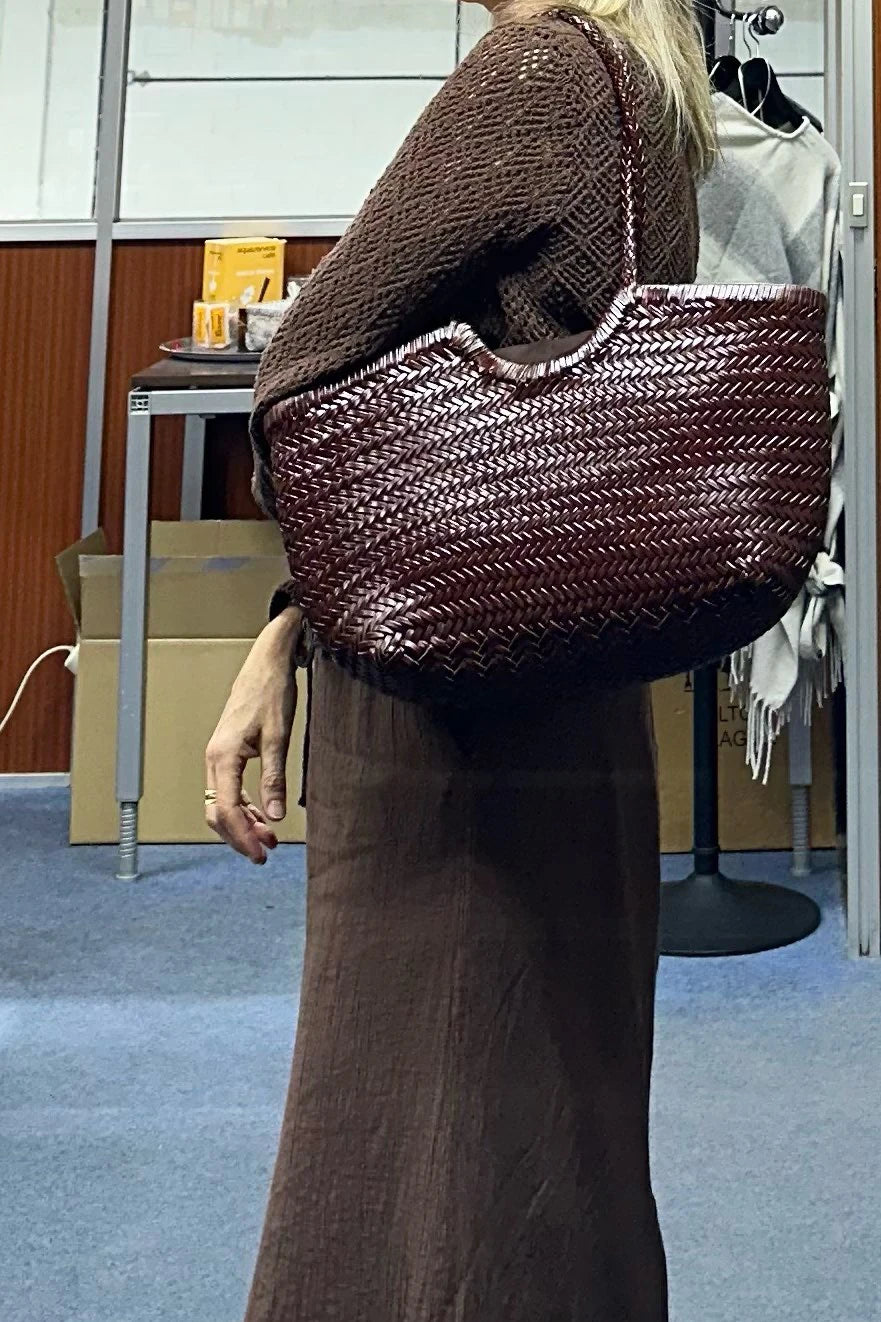 Sac Cuir Tressé