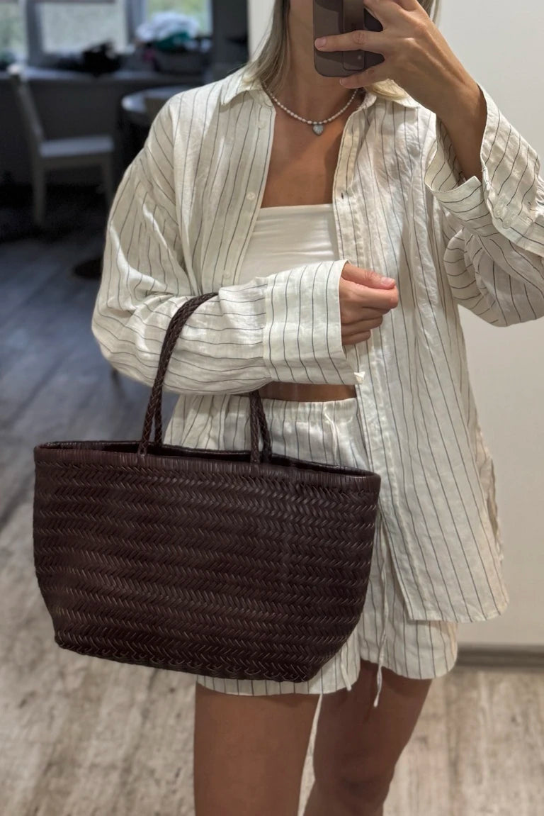 Sac Cuir Tressé